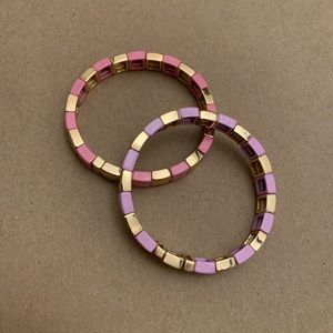 Roxanne Assoulin Enamel stretch bracelet